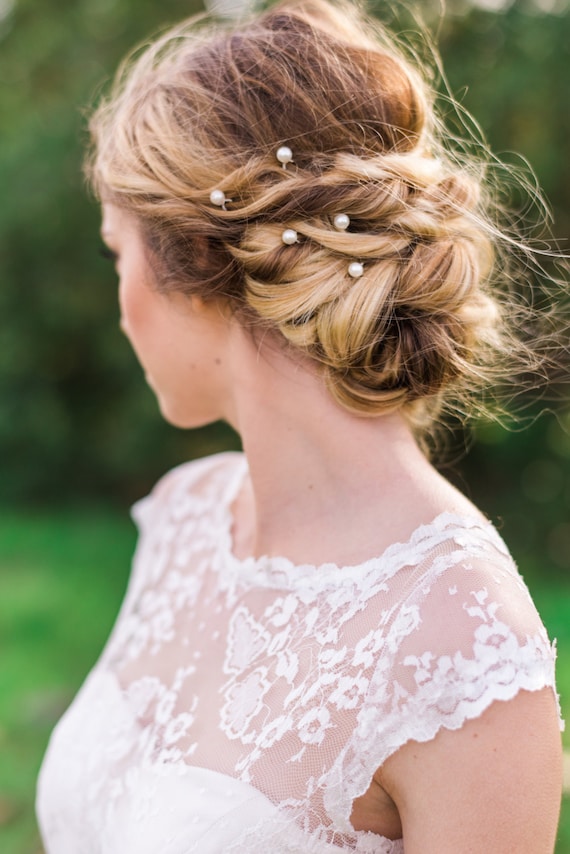 Pearl hair pins clearance bridal