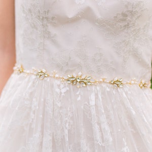 Crystal Bridal Belt Bridal Sash Crystal Belt Opal Crystal Belt - Etsy