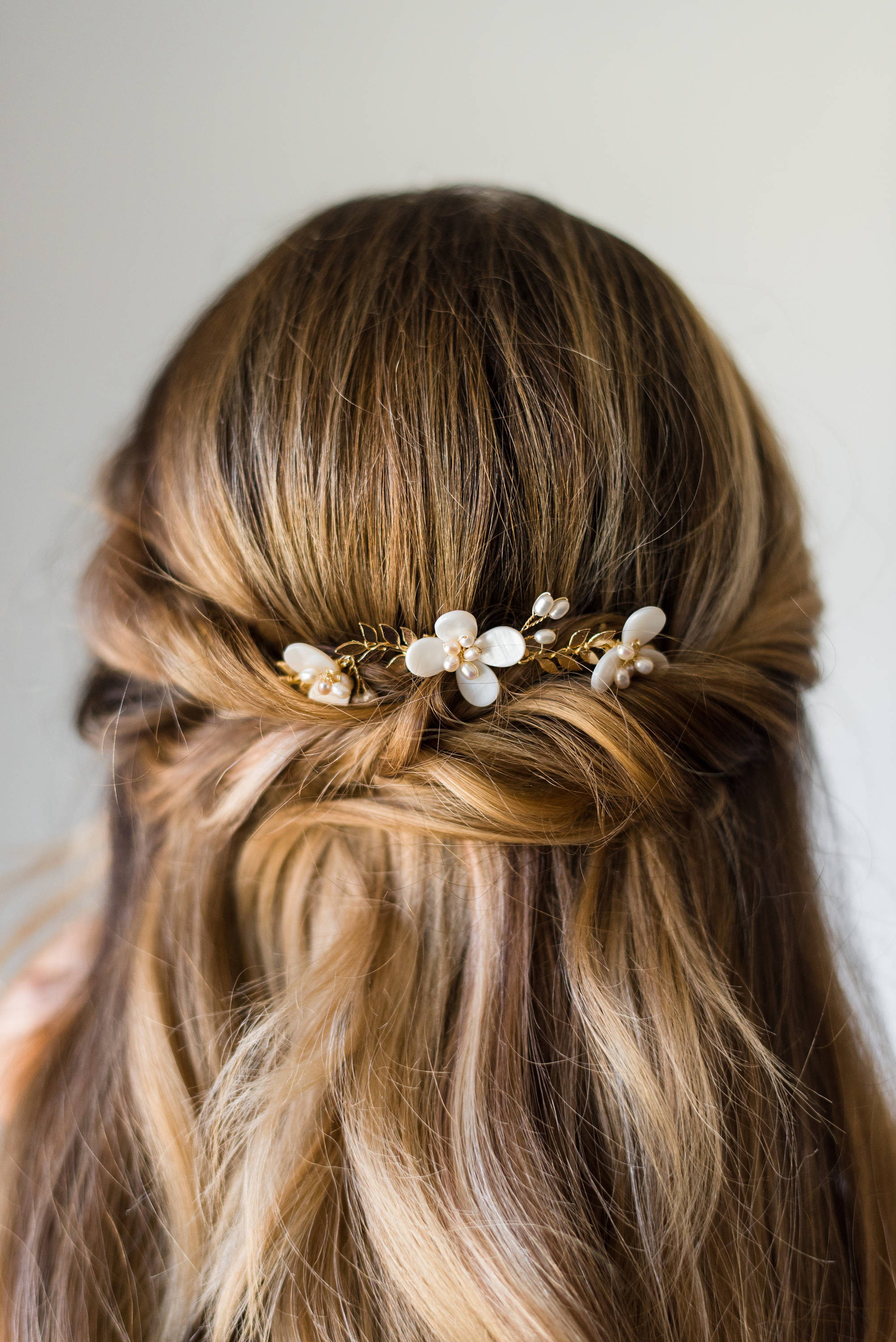bridal leaf headpiece