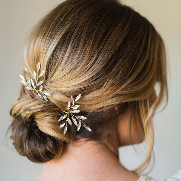 Zweig Haarnadeln Braut Haarnadeln Kristall Haarnadeln Hochzeit Haarnadeln Hochzeit Kopfschmuck Zweig Haarnadeln #161