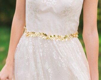 Athena Belt, Oversized Leaves Belt Grecian Wreath, Leaves  display picture 1