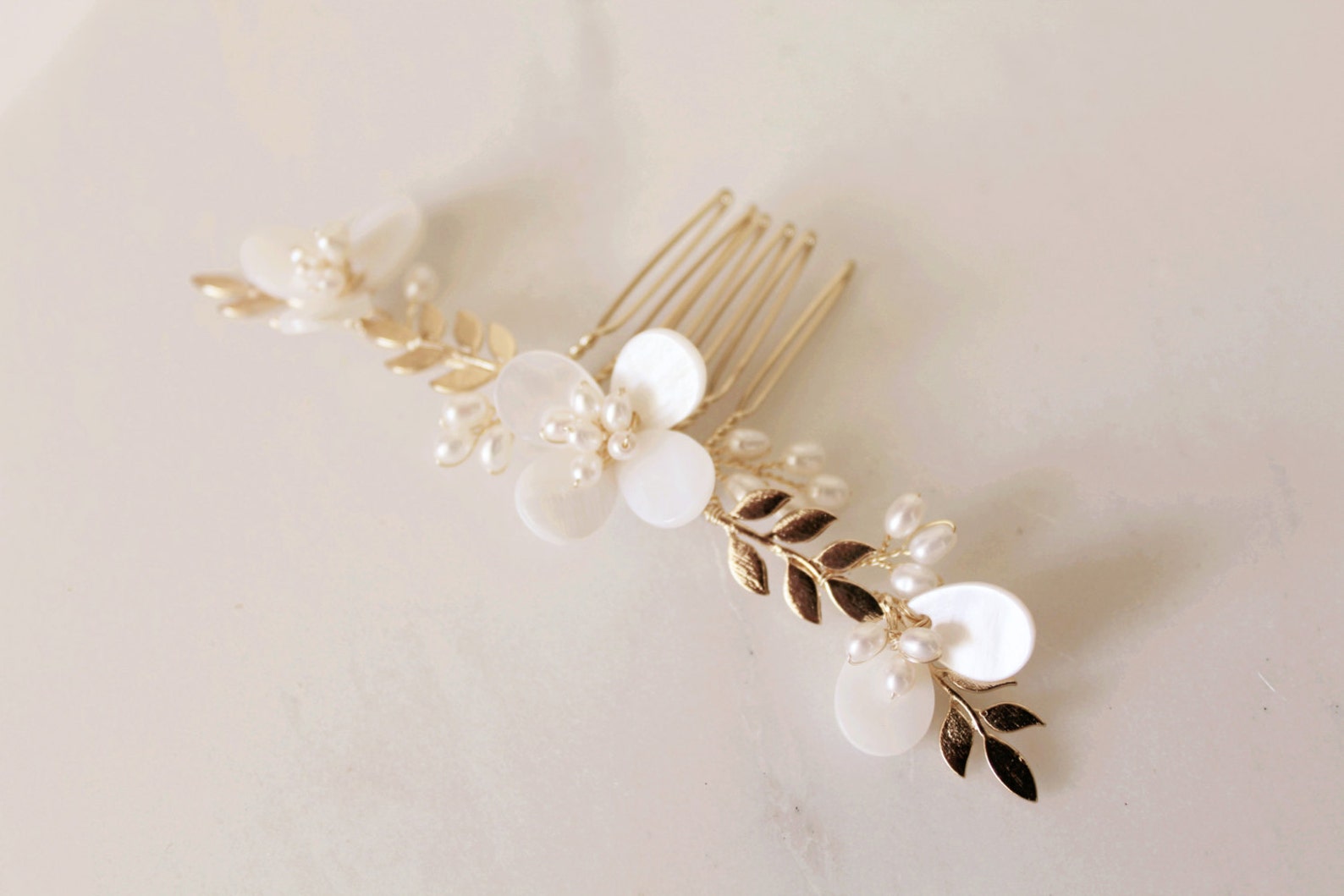 bridal leaf headpiece