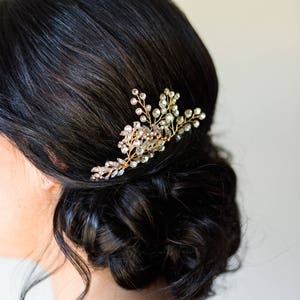 Bridal Hair Pins Crystal Hair Pin Leaf Hair Pin Wedding Hair Pin Flower Hair Pin Branch Hair Pins Bridal Headpiece Wedding Headpiece 186 image 5