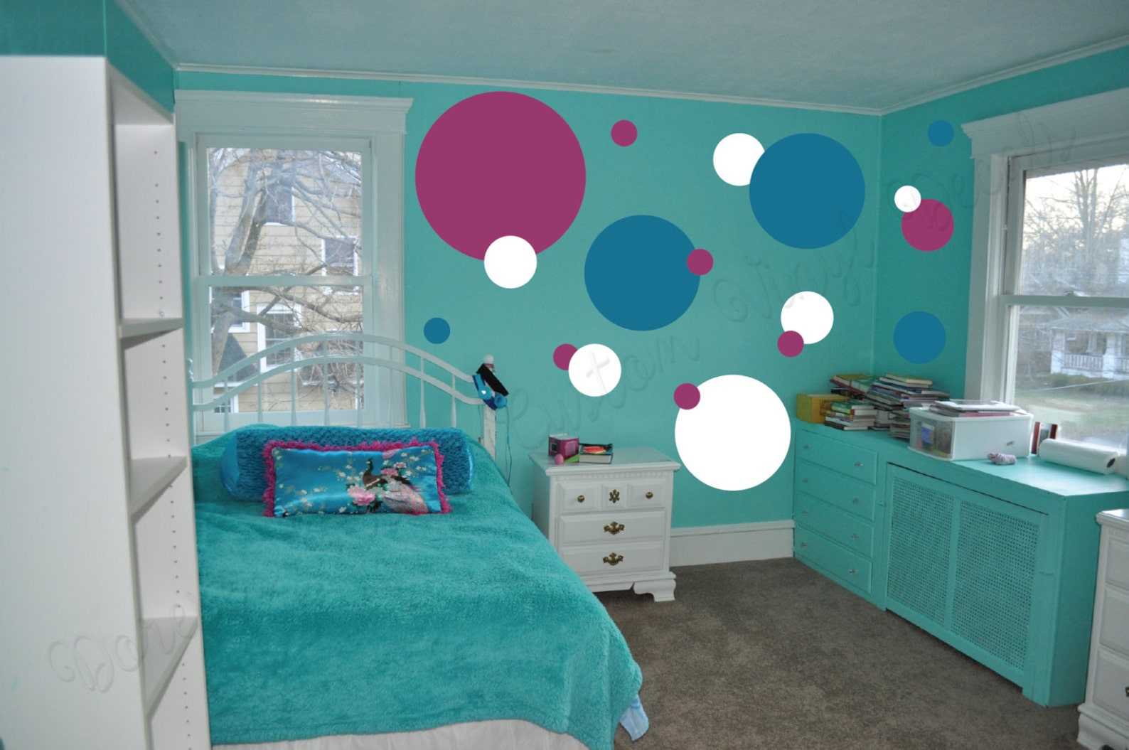 Custom Vinyl Lettering & Decals Dots Wall Decal Etsy
