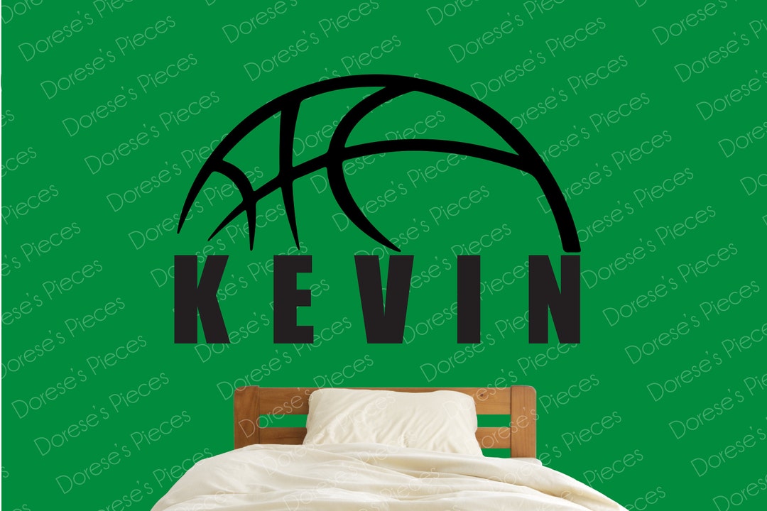 Personalized Basketball Wall Decal Customized With Your Family, Team or