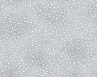 Comfy Cotton Flannel A. E. Nathan - Gray Tonal - Small Dot  - by the yard  460 3299 Grey