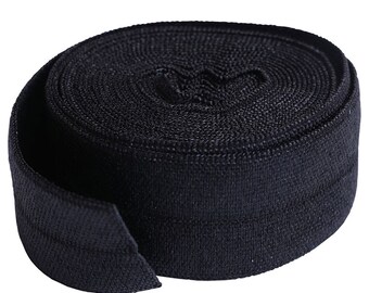 Fold Over Elastic by annie.com 2 yard pkg - color; black