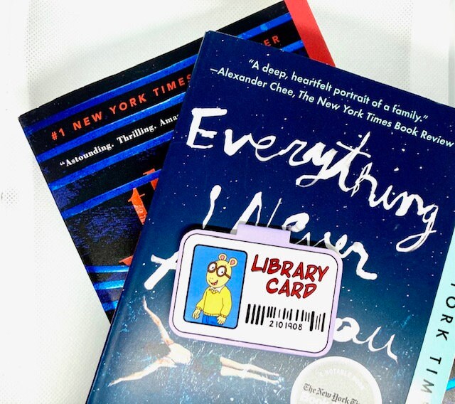 Arthur Book Club Library Card Gifts for Librarian Etsy