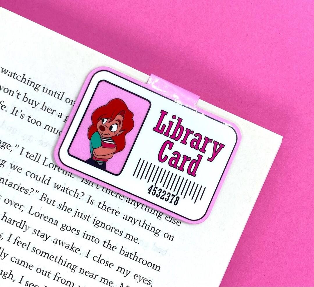 Roxanne Book Club Library Card Gifts for Librarian Double Sided
