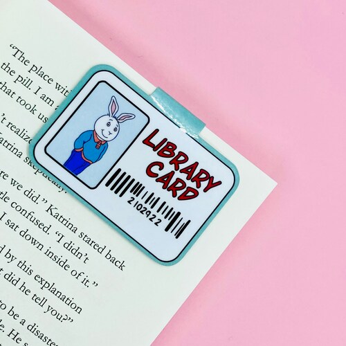 DW Book Club Arthur Library Card Gifts for Librarian Etsy