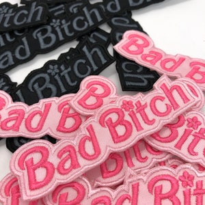 Bad B* Dolly Patch (Choice of Pink or Black)