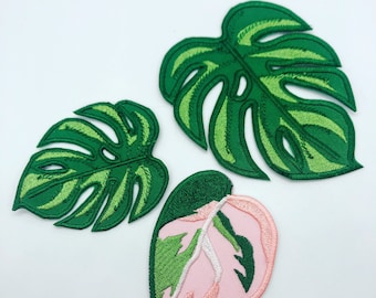 Monstera Leaf House Plant Patches Choice of Patch