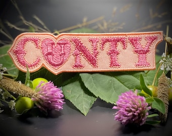 Western Embroidered Patch - Iron On or Hook Fastener