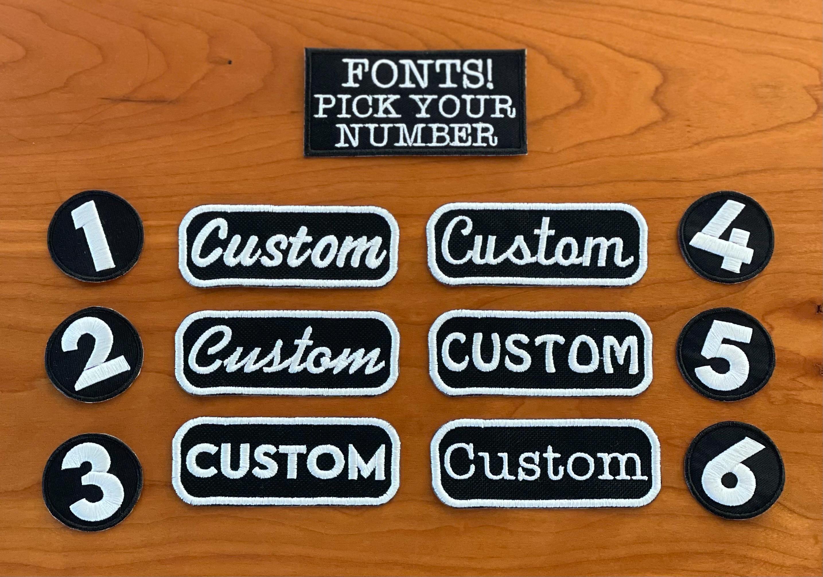 Looped Names Embroidery Loop Name