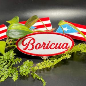 Embroidered Patch - Boricua Vintage Style Name Badge/Patch
