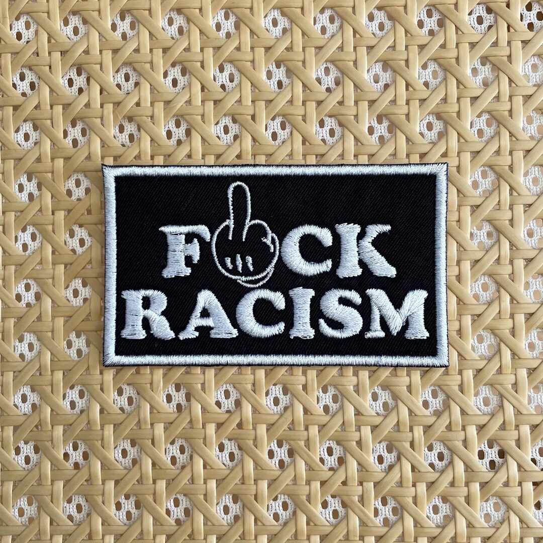 F* Racism Patch - Iron on OR Hook Options Available - Etsy
