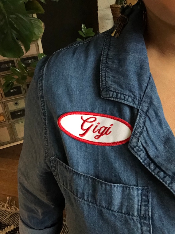 Custom Vintage Style Name Tag-choice of Color - Etsy