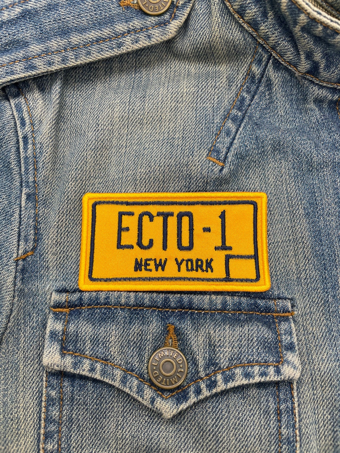 Ecto-1 License Plate Patch - Etsy