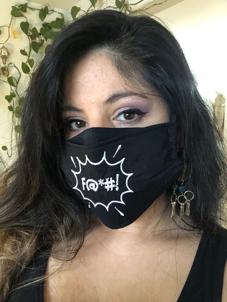 Swear Word Face Mask image 0