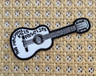 This Machine K*lls Fascists - Iron On OR Hook Fastener Options