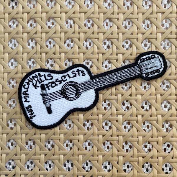 This Machine K*lls Fascists - Iron On OR Hook Fastener Options