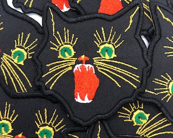 Crazy Screaming Cat Patch