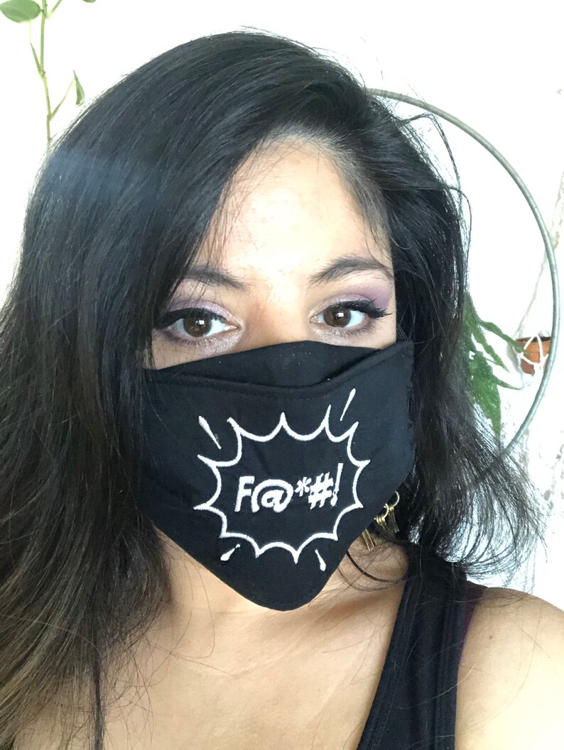 Swear Word Face Mask image 1