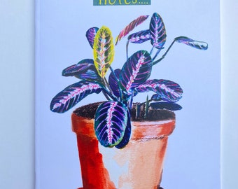 Plant painting a5 notebook