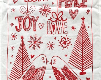 CHRISTMAS TEA TOWEL limited ed