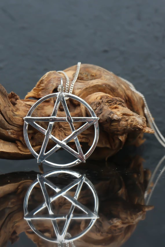 Pentacle necklace etsy discount