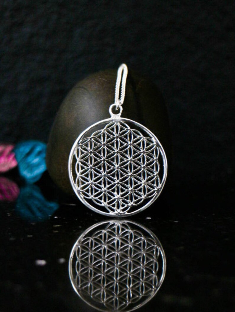 The Flower of Life Brass Collectible with Anti Tarnish Neckchain