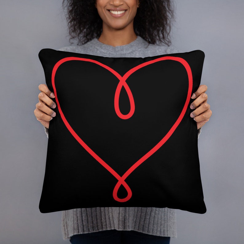 Valentine love heart Pillow Cushion