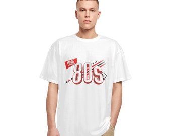 Oversized 80s Graphic Tee - Retro Fashion T-Shirt
