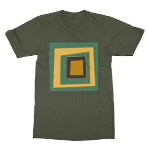 Geometric square Classic Unisex T-Shirt Mens T-shirt, Unisex Tops - Womens T-shirt