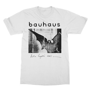 Bauhaus Bela Lugosi Dead - Camiseta clássica unissex - Camiseta vintage - Envio para todo o mundo - Fabricado no Reino Unido