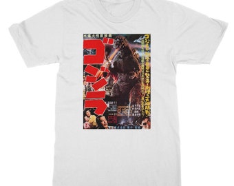 Godzilla Movie Poster T-Shirt – Classic Japanese Film Tee