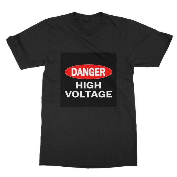 Danger-high-voltage-sign Modern Classic Unisex T-ShirtMens T-shirt, Unisex Tops - Womens T-shirt