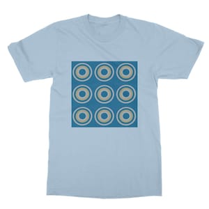 Blue Targets Classic Unisex T-Shirt Mens T-shirt, Unisex Tops - Womens T-shirt