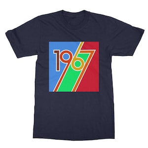 T-shirt unisexe rétro classique de 1967 - Années 60 - vintage - Graphique - Nostalgique - T-shirt unisexe pour homme, femme