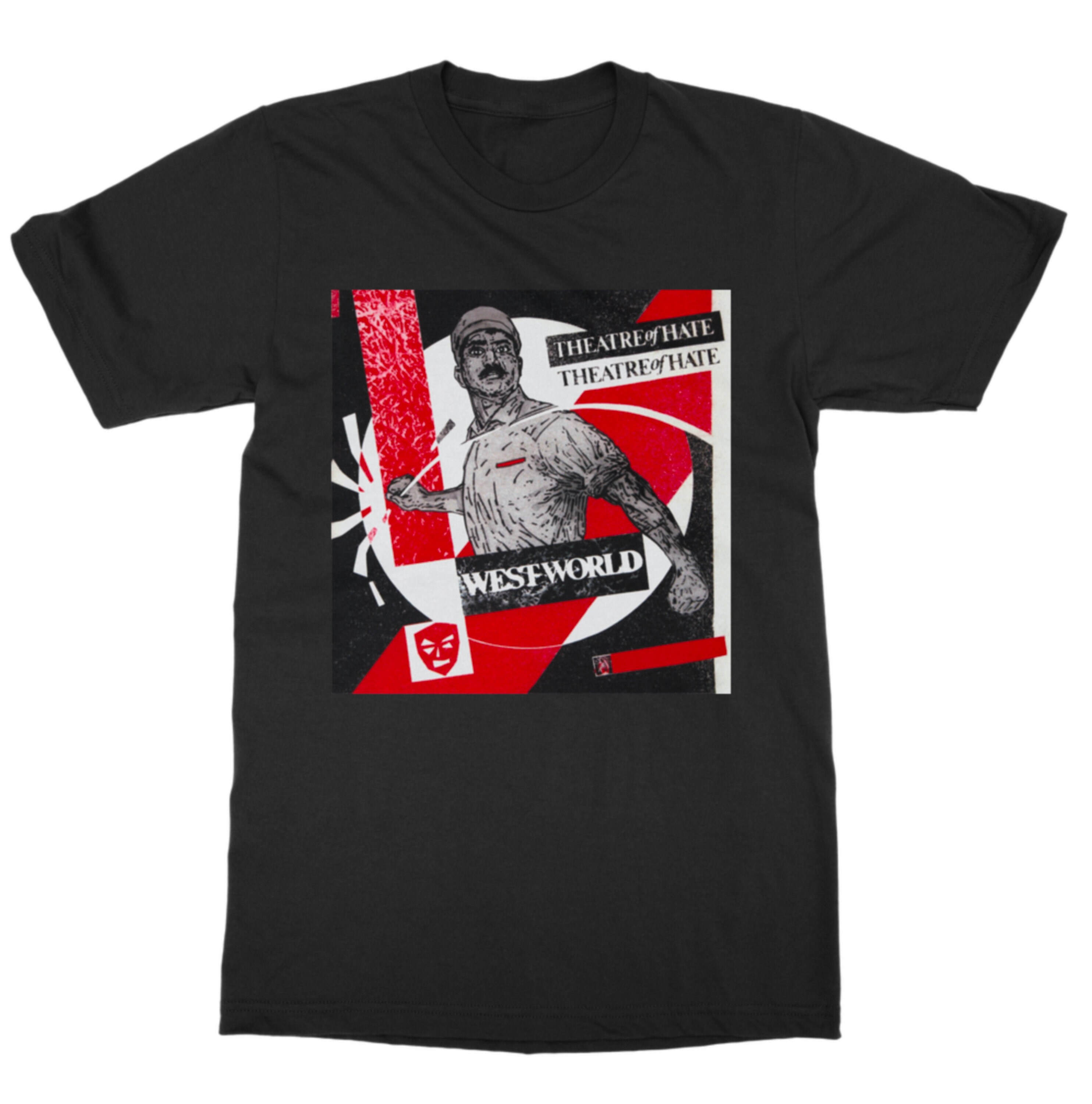 Santa Monica - ▪️80’s【THEATRE OF HATE】TEE VINTAGE 80's 1981 THEATER OF HATE PUNK ROCK GOTHIC TOUR