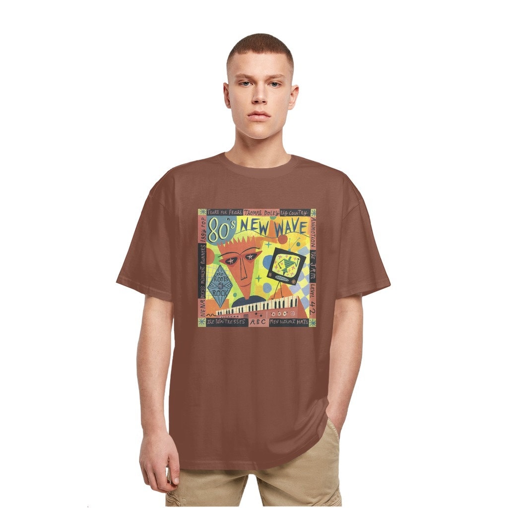 80s New Wave Heavy Oversized T-shirt- 80s Fashion - 80s Music