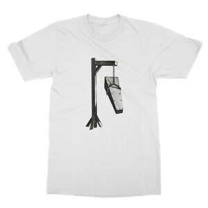 Hanging Coffin Classic Unisex T-Shirt Mens T-shirt, Unisex Tops - Womens T-shirt