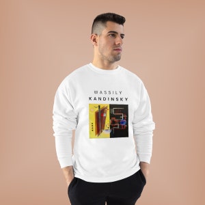 The Mob Wife Yellow-Red-Blue Wassily Kandinsky Art Sweatshirt