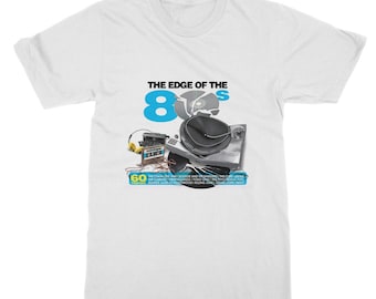 T-shirt uit de jaren 80 – The Edge of the 80s, uniseks T-shirt