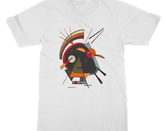 Kandinsky Geometric Abstract Art T-Shirt - Unisex Cotton Tee
