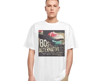 80s Alternative Music Oversized T-Shirt - Retro Fashion
