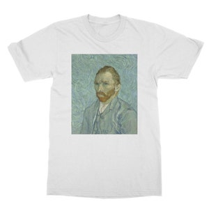 Vincent Van Gogh Self-Portrait - Classic Unisex T-Shirt- famous artist - Artwork tshirts  - Van Gogh gifts - Worldwide Shipping- 5 Stars