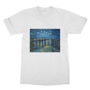 Vincent van Gogh - Starry Night - Classic Unisex T-Shirt- famous artist - artwork tshirts  - Van Gogh gifts - Worldwide Shipping