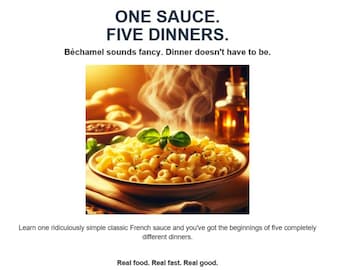 Bechamel Sauce Recipe. An old classic updated for modern life.
