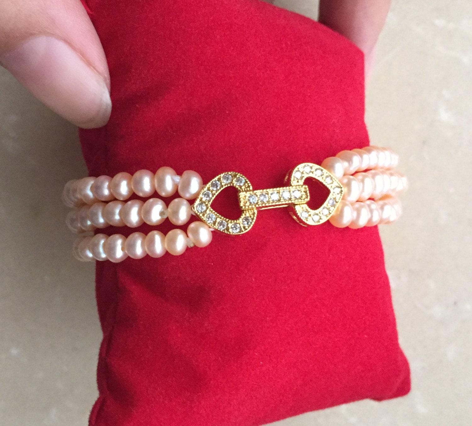 Freshwater Pearl Bracelets Pearl Bridal Bracelet Pearl Etsy